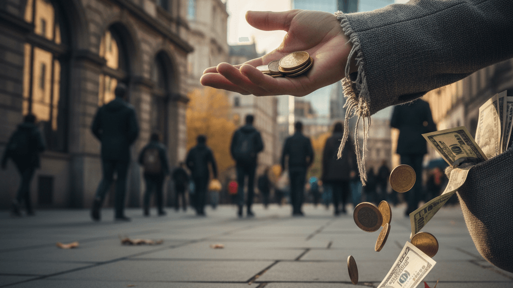 Ilustración que explica qué son las fugas de dinero y por qué pasan desapercibidas en las empresas